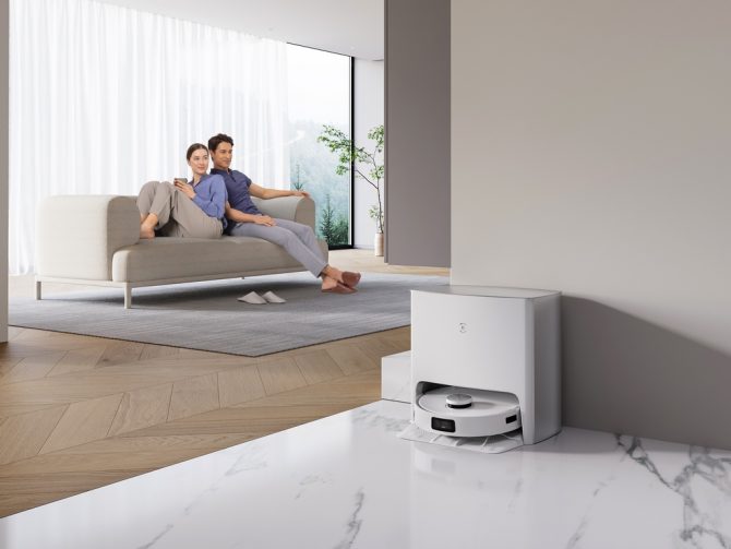 時尚美型掃拖機器人！ECOVACS簡約純白系全新機T10 五大功能造出家電質感生活