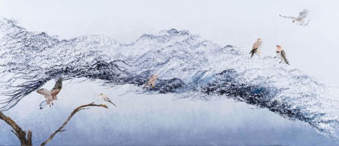 專欄 / 質感與層次的堆疊　無師自通的「砌畫派」