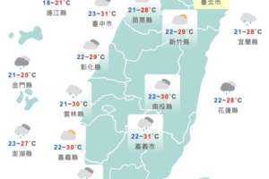 午後雨彈突襲！高溫上看32度　週五梅雨鋒面報到「連下5天雨」