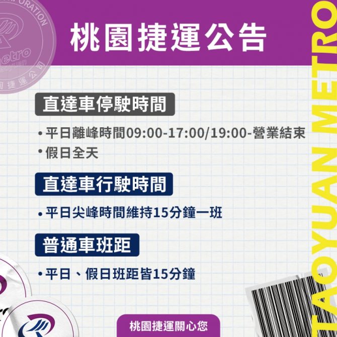 機捷乘客人數持續下滑！28日起直達車平日離峰、假日全時段不運行