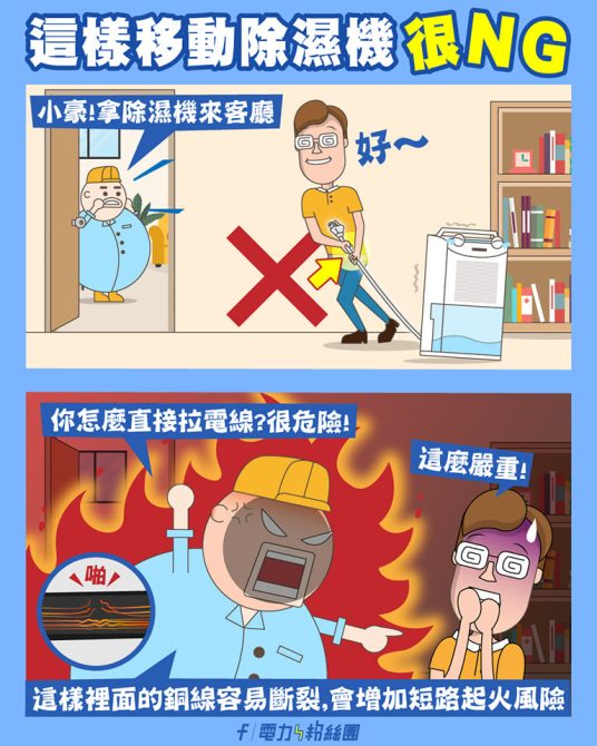 梅雨季節雨不停！台電曝除濕機「NG用法」恐釀災