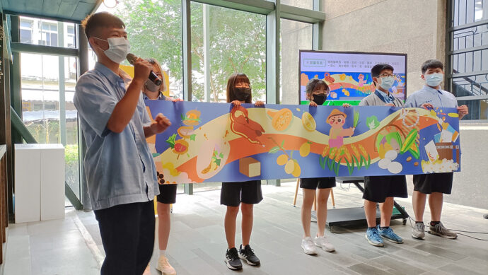 自己的美術館自己裝扮　宜縣府與宜蘭高商攜手打造美術館意象