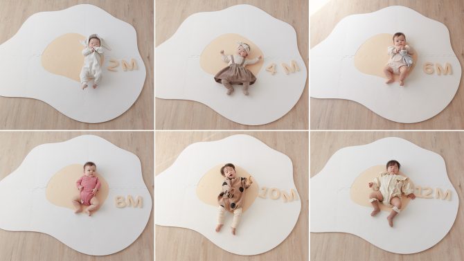 家有寶貝無所不拍!無毒幼兒地墊竟然可以輕鬆打造居家攝影棚