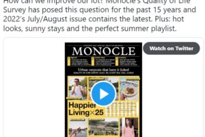 權威英國風尚雜誌《Monocle》評比：全球最宜居城市台北第十名！具備稱傲世界的高水準公衛醫療體系