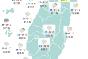 鋒面接近午後變天　氣象達人：晚上開始劇烈降雨