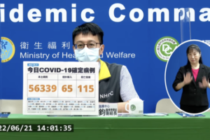 今本土+56339、境外+65　新增115例死亡