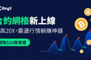 BingX 推出合約網格交易，讓加密貨幣熊市的交易者投資更靈活