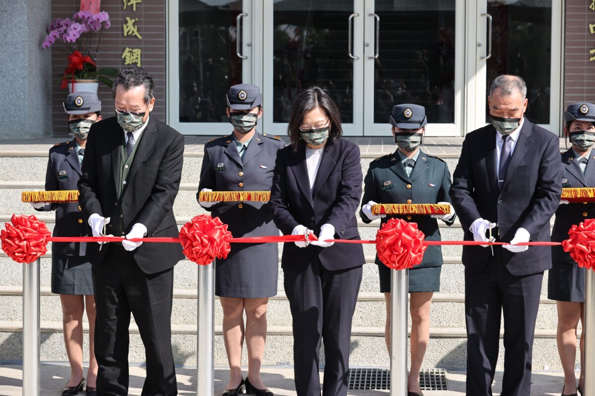 影/蔡總統主持「興安專案」43砲指部考潭營區落成