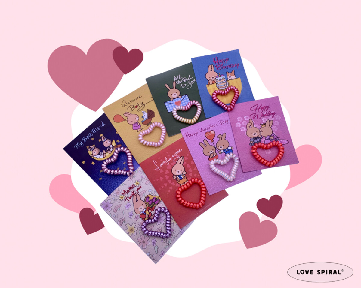 溫馨小物傳達愛！超Ｑ「愛心電話線髮圈」送禮自用兩相宜