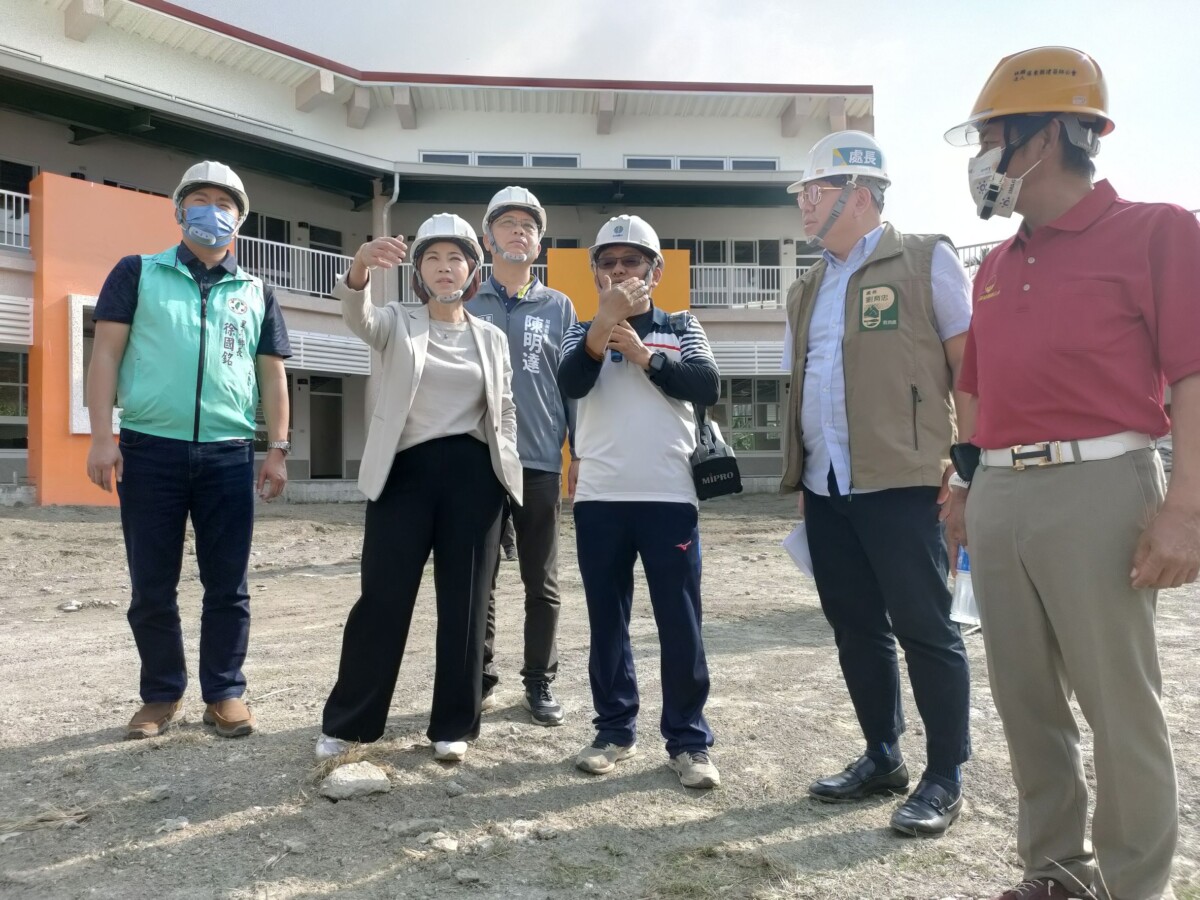 周春米視察玉田國小非營利幼兒園工程進度