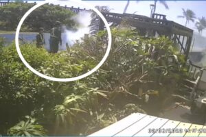 花防部士兵營外操課返營途中 協助民宿滅火成佳話