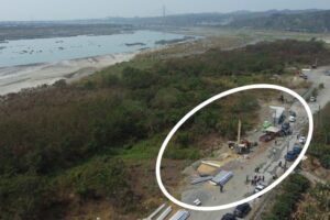 影/屏東鑿井抗旱 里港鄉民憂沒水抗議怒吼要求停工