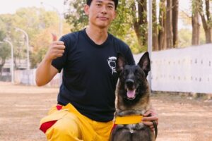 高市消防局超萌消防搜救犬 呼籲清明掃墓「4不2記得」