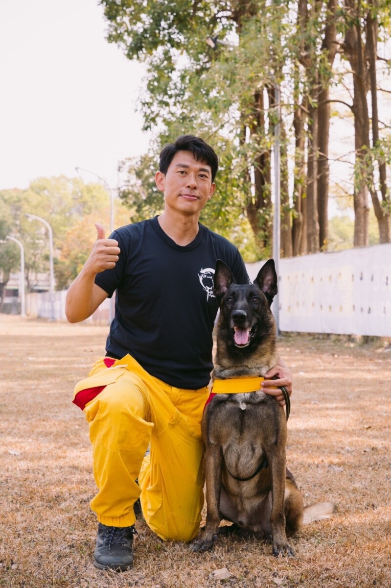 高市消防局超萌消防搜救犬 呼籲清明掃墓「4不2記得」