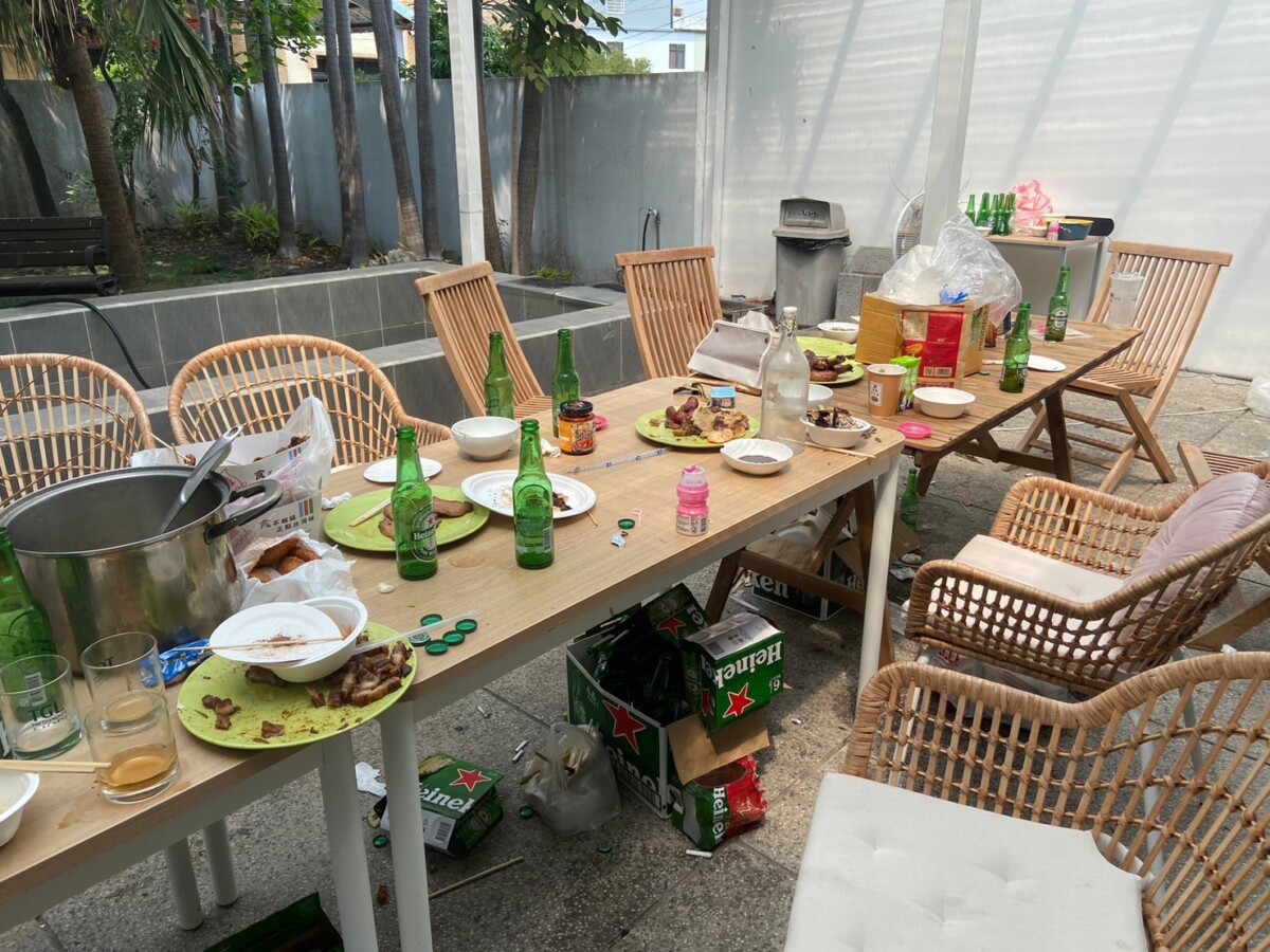 東港民宿「奧客」入住毀損、菸頭檳榔渣 業者報警求償