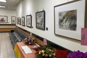 國軍高雄總醫院岡山分院藝韻墨彩 病患心靈好療癒