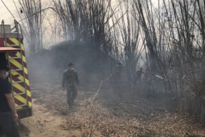 陸軍8軍團感謝市府消防局協力滅火 免於波及彈藥庫