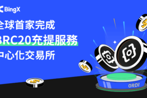 BingX成為全球首家完成BRC20充提服務的中心化交易所