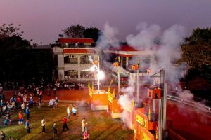 屏東六堆客庄迎龍年　祈福尖炮城在萬巒