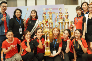 賀囍國際美業教育中心參加國際金指美業競賽橫掃熱臘脫毛各項目前三名及總冠軍