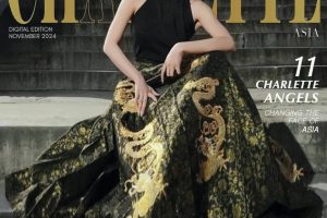 林芳郁登上英國《Charlette》時尚雜誌亞洲封面人物｜讓古風文化閃耀國際