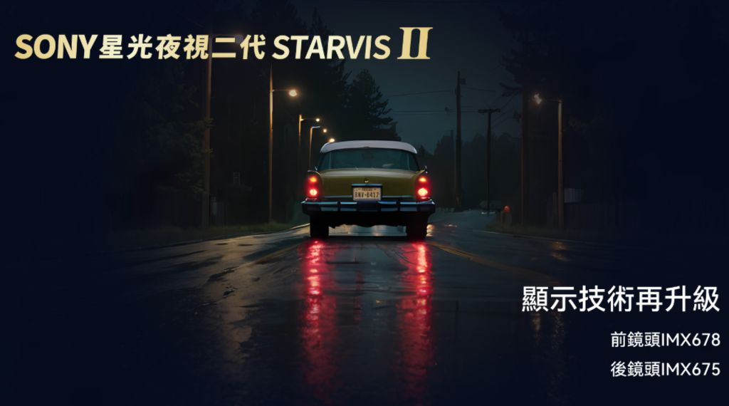 前4K後2K雙鏡頭、星光夜視二代、智慧科技警示全面升級行車安全新標竿！快譯通S95A電子後視鏡行車記錄器正式上市