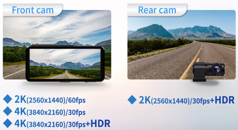 快譯通V92GH 4.18吋觸控前後雙錄旗艦級行車記錄器上市！前4K後2K超高畫質、星光夜視2代、WiFi＋GPS守護行車安全！
