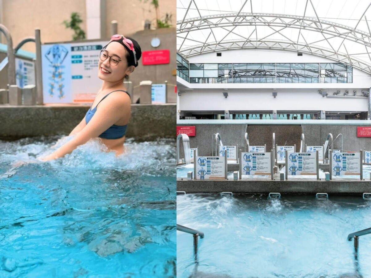 台中景點｜台中渡假風格泳池俱樂部超舒適～水療SPA設施齊全，還有最新3D立體AI體態檢測、氣壓按摩放鬆，讓你監測健康沒煩惱！