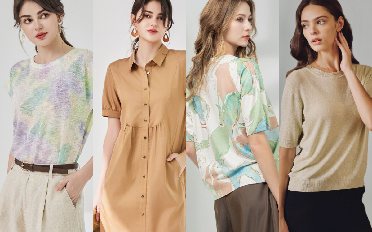 SiOHER熹歐禾嚴選天然材質，提供無負擔、透氣、親膚的夏日穿搭解方。SiOHER熹歐禾／官方提供