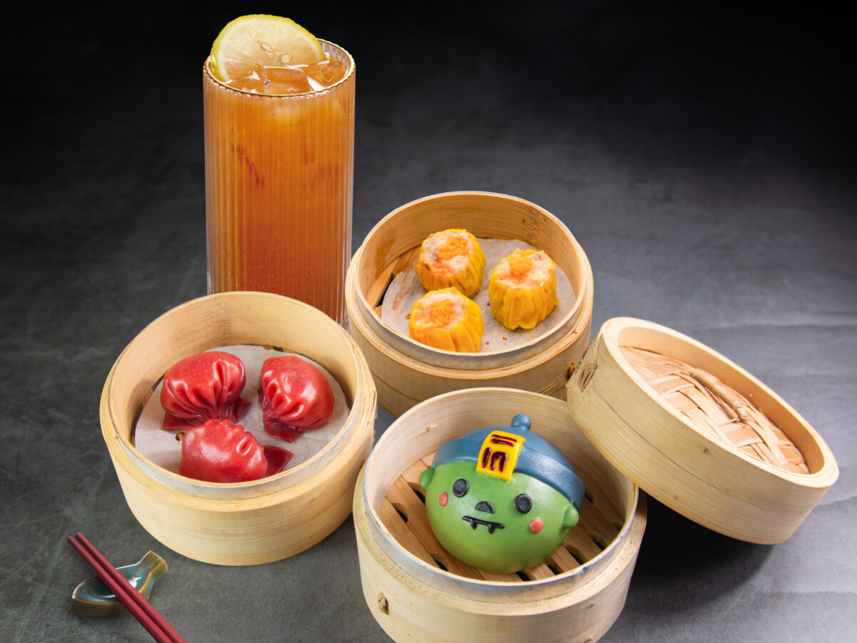 「詭粵祈福餐」嚴選四款寓意滿滿的特色點心，趣味與美味一次滿足/點八餐飲集團提供。