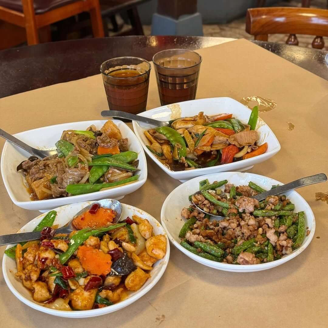 新北美食|五角菜飯