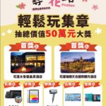 「尋Way花路」集章活動抽獎好禮大公開總價值超過50萬元、82份好禮等你來抽