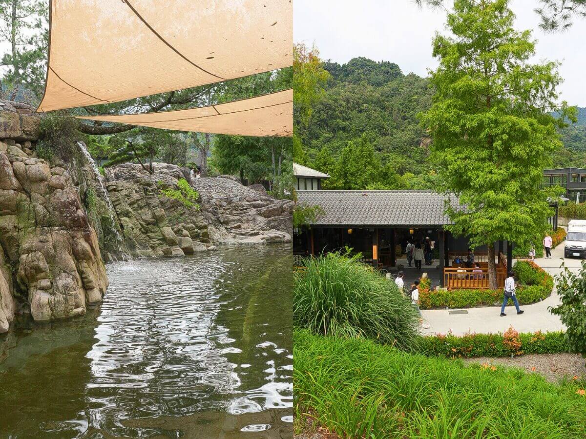 南投景點|南投最新打卡景點!春秋山林美到像仙境~足浴+珍奶+山景一次滿足!