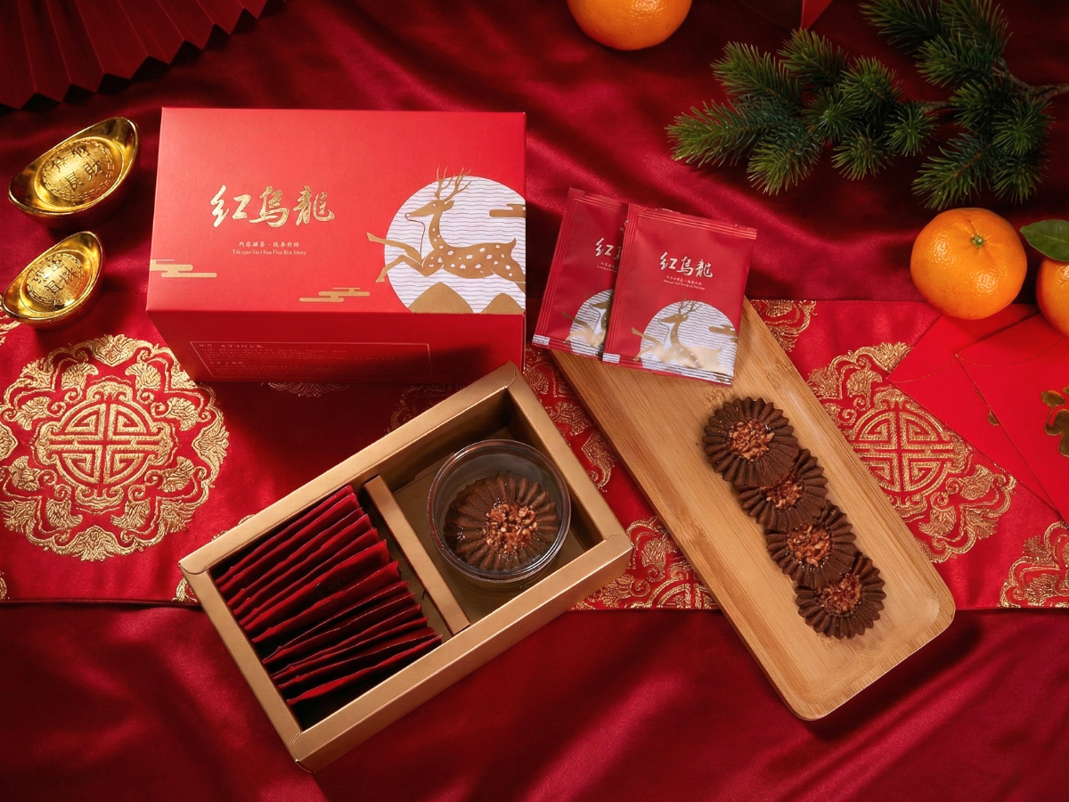 台東紅烏龍業者攜手 500 甜得主推出永續茶包與茶食禮盒。(圖/碧蘿園茗茶坊) 台東紅烏龍業者攜手 500 甜得主推出永續茶包與茶食禮盒。(圖/碧蘿園茗茶坊)