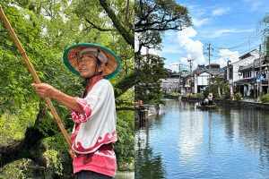 福岡一日遊｜開箱柳川遊船實際體驗 日本九州最悠閒玩法 觀光遊船、蒸籠鰻魚飯