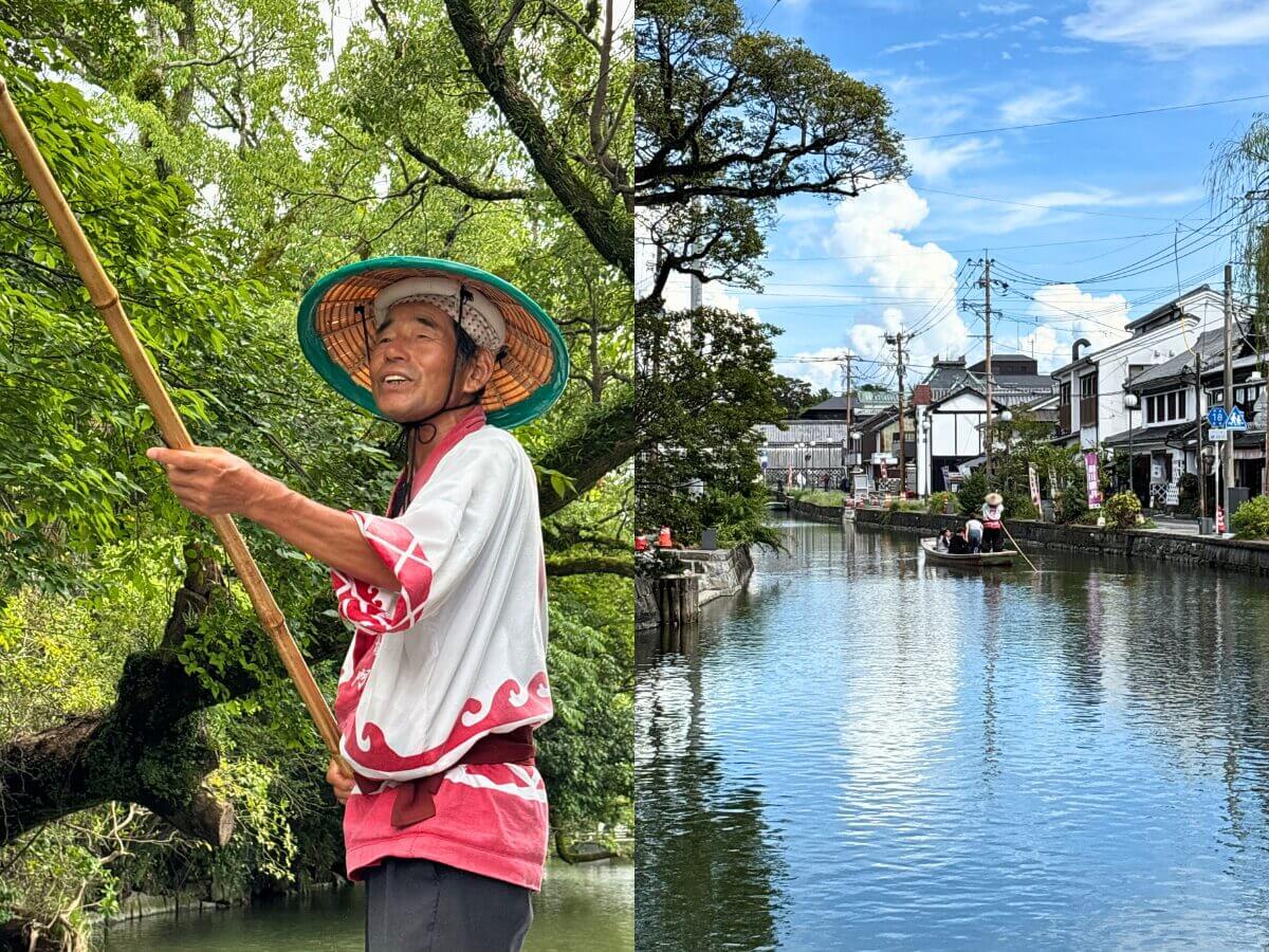 福岡一日遊｜開箱柳川遊船實際體驗 日本九州最悠閒玩法 觀光遊船、蒸籠鰻魚飯