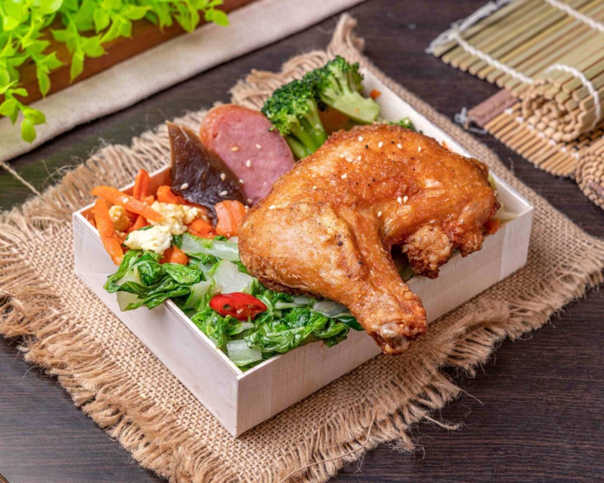 板橋外帶便當推薦，雞腿、三杯雞、牛腩主菜通通有（圖/Medick Marketing Ltd.提供）