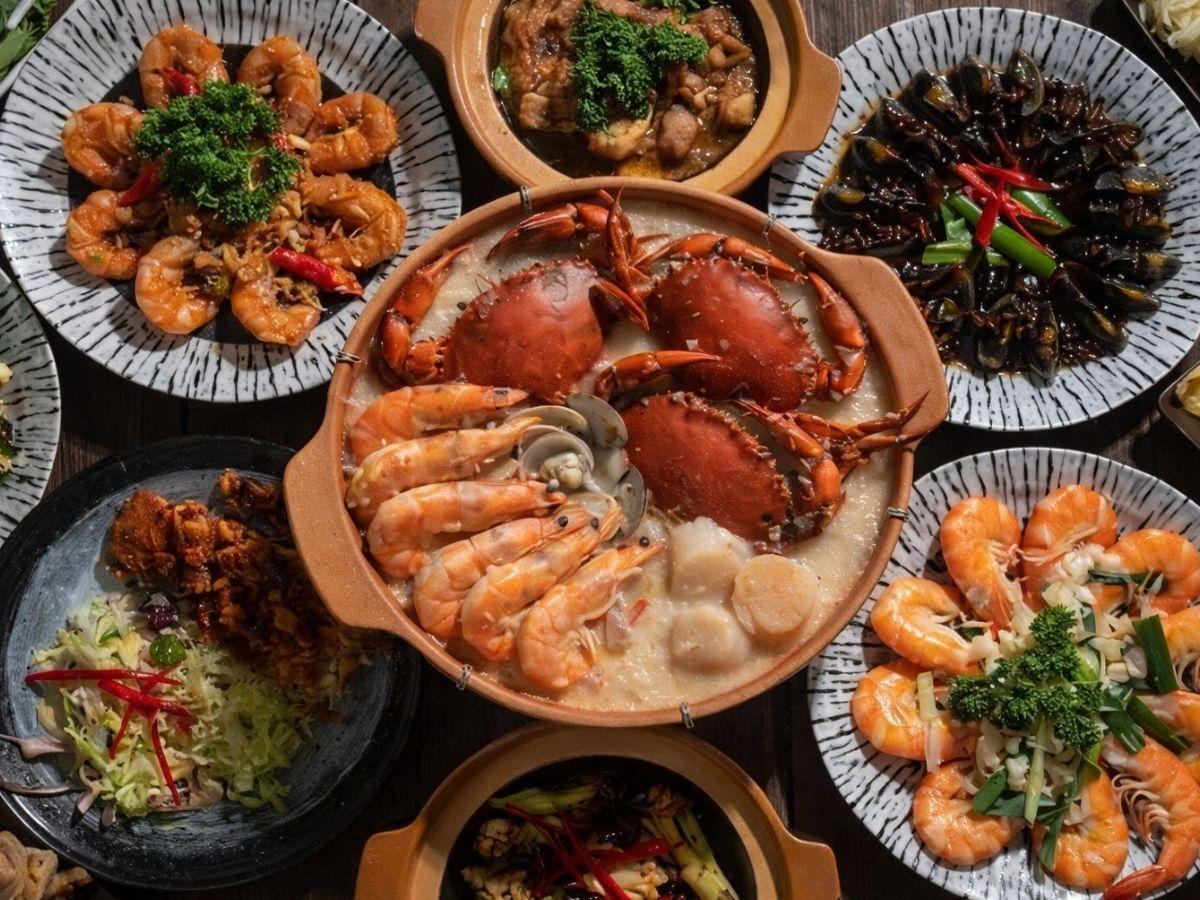 【六上米．砂鍋粥．私房菜】提供寬敞舒適的親子友善空間與兒童座椅，搭配無限量供應的自助吧小菜，誠意十足（圖/Medick Marketing Ltd.提供）