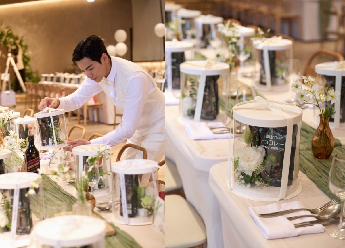 代言人升格人夫 禾浩辰攜手「船井生醫」分享婚禮喜悅 機能巧克力成最夯祝福禮