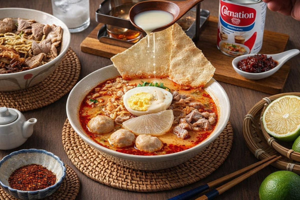 三蘆泰式船麵餐廳 來自泰國太太的家鄉味 一碗船麵看見街頭原味