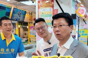 謝龍介力挺林揚庭 讚士林夜市蚵仔煎 樂透中頭獎將捐公益