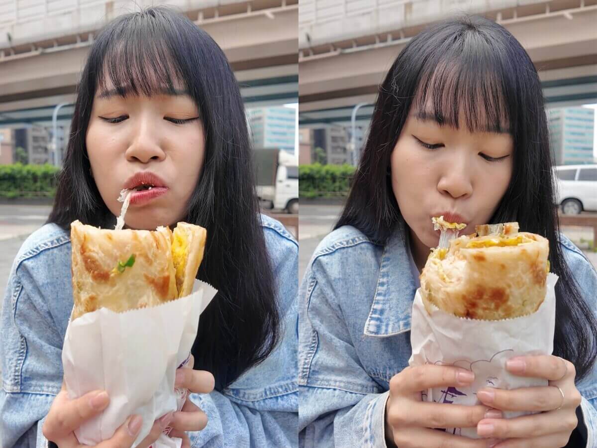 台北早餐推薦|吃完馬上暈碳!台北最強巨無霸飯糰,上順興香Q飯糰重新開幕,蔥油餅包飯糰太狂
