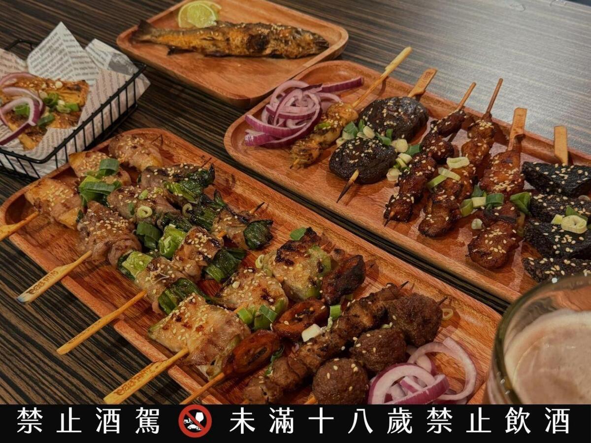 苗栗串燒餐廳人氣升溫 鹹甜燒烤風味成下班小酌、宵夜聚會新選擇