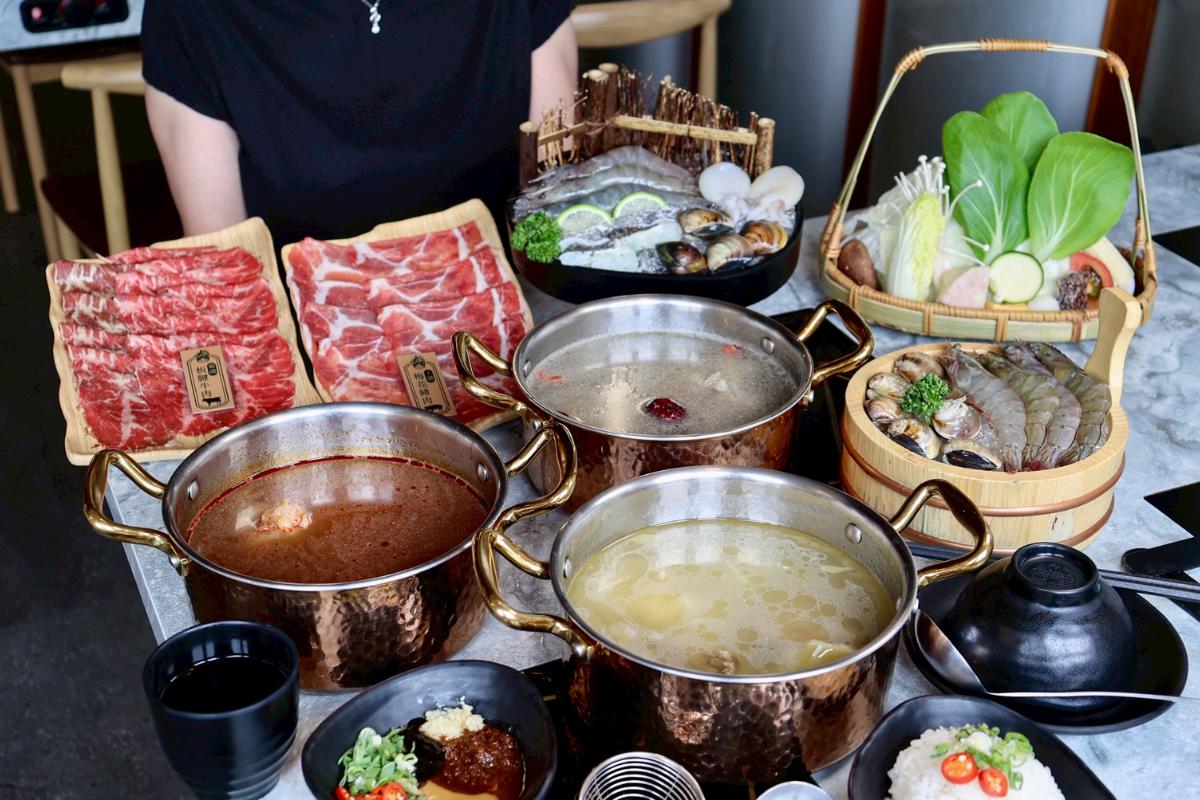 約壹鍋嚴選肉盤與新鮮海鮮,涮煮後口感柔嫩不厚重,適合搭配大骨火鍋湯底慢慢享用(圖/Medick Marketing Ltd.提供)