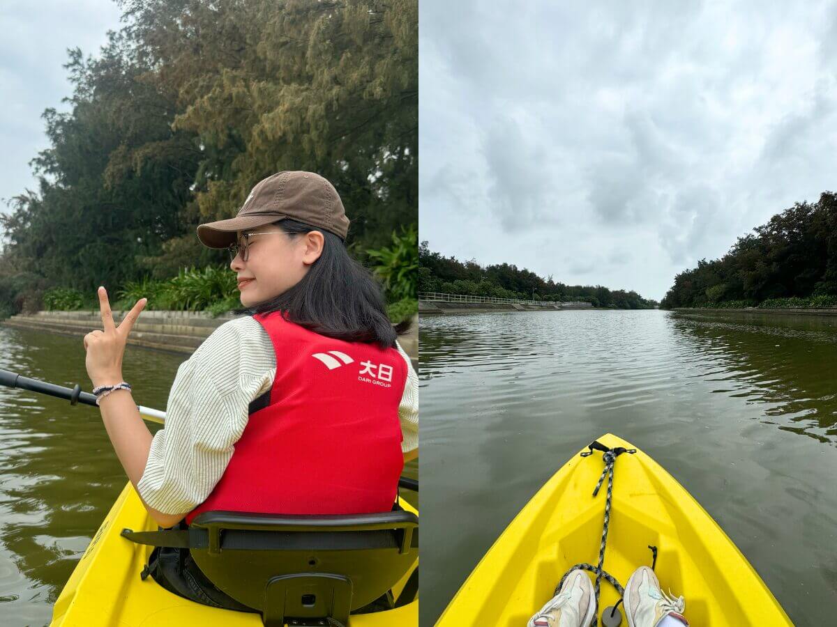 桃園新景點|後湖溪生態園區玩法全攻略,獨木舟SUP+舟日咖啡看夕陽+逐浪天梯海景一條龍