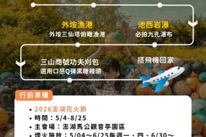澎湖花火節三天兩夜行程 2026澎湖自由行攻略 必吃美食、景點、花火節一次搞定