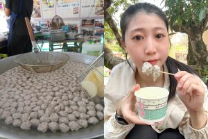 台中假日限定美食 大坑9號步道根本是美食步道 超普通水煎包、10元公益魚丸湯、幸福愛玉