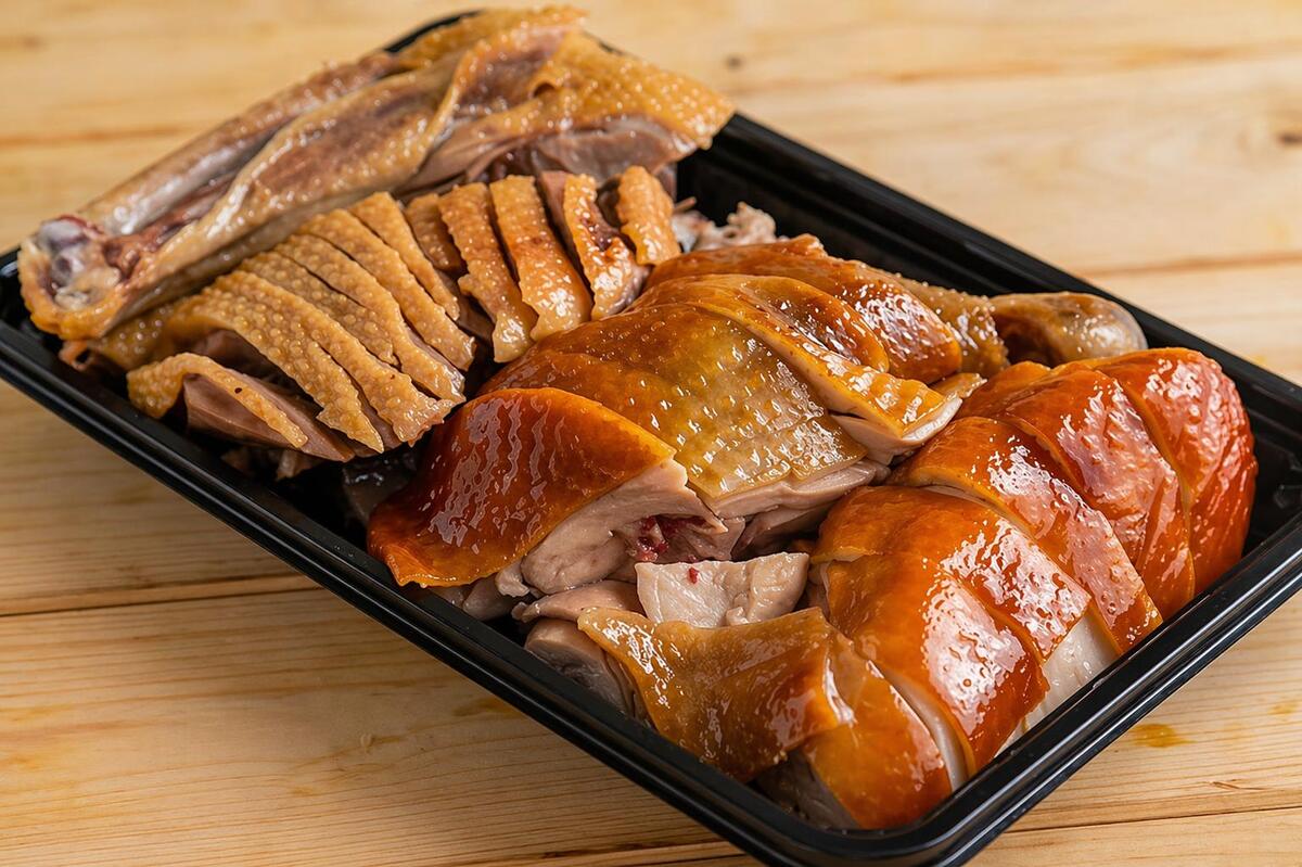《桃園鄭家土雞》將熟食雞肉分成全雞、半雞與部位切盤,對小家庭或平日想加菜的消費者來說更方便挑選(圖/Medick Marketing Ltd.提供)