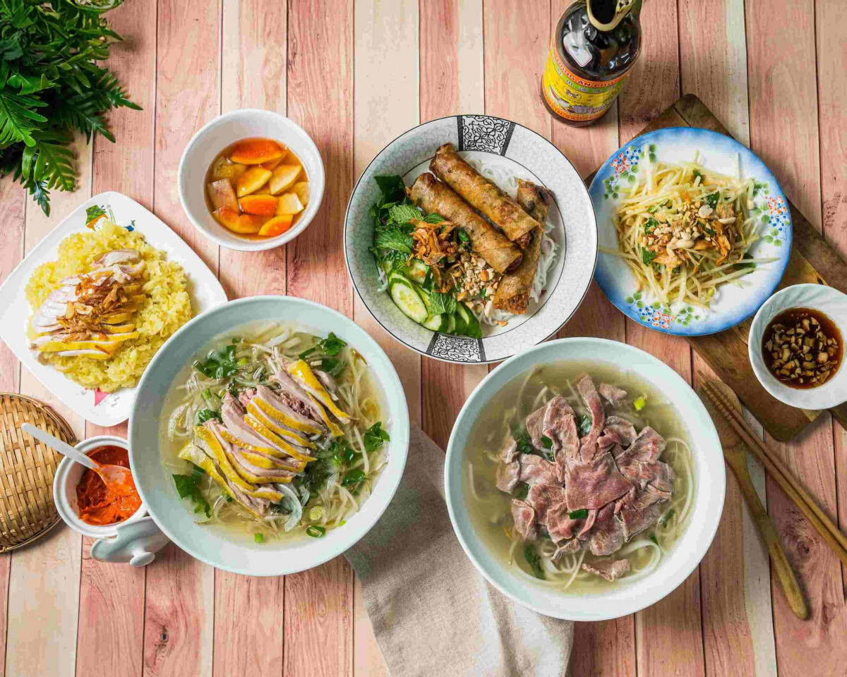 《云圓越南美食小吃》位於埔里中正一路,提供河粉、米線、飯類與越式小點(圖/Medick Marketing Ltd.提供)