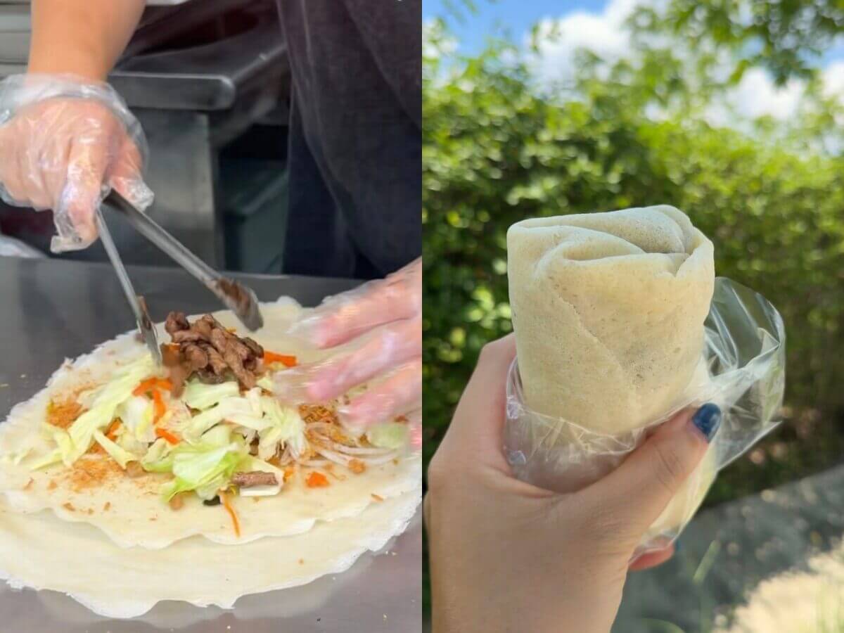 台中美食｜樂成宮拜拜順便吃！4 家走路就到的銅板小吃，捧花可麗餅、在地臭豆腐、烤甜甜圈一次收